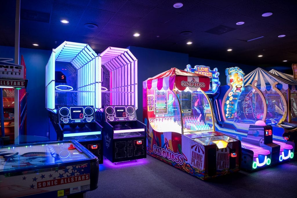 Neon Basketball Arcade Game