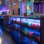 Selection of Colorful Bowling Balls